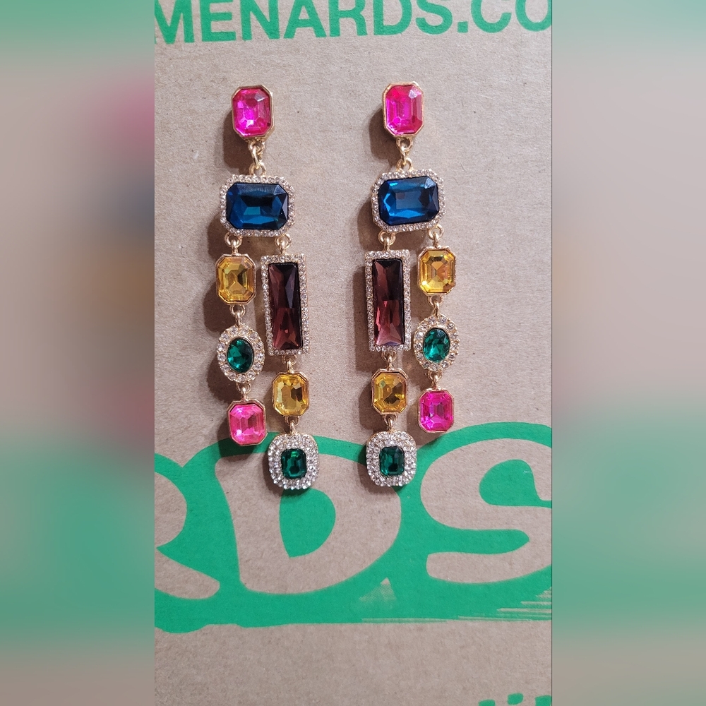 Multicolor Drop Earrings
